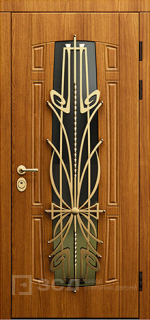 Фото «Дверь с ковкой №9»
