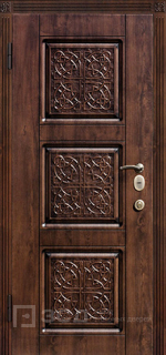 Фото «Коричневая дверь МДФ винорит №14»
