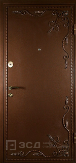 Фото «Дверь с ковкой №3»